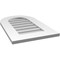 Ekena Millwork Round Top Surface Mount PVC Gable Vent: Non-Functional, w/ 3-1/2"W x 1"P Standard Frame, 16"W x 26"H GVPRT16X2601SN - alternate 5